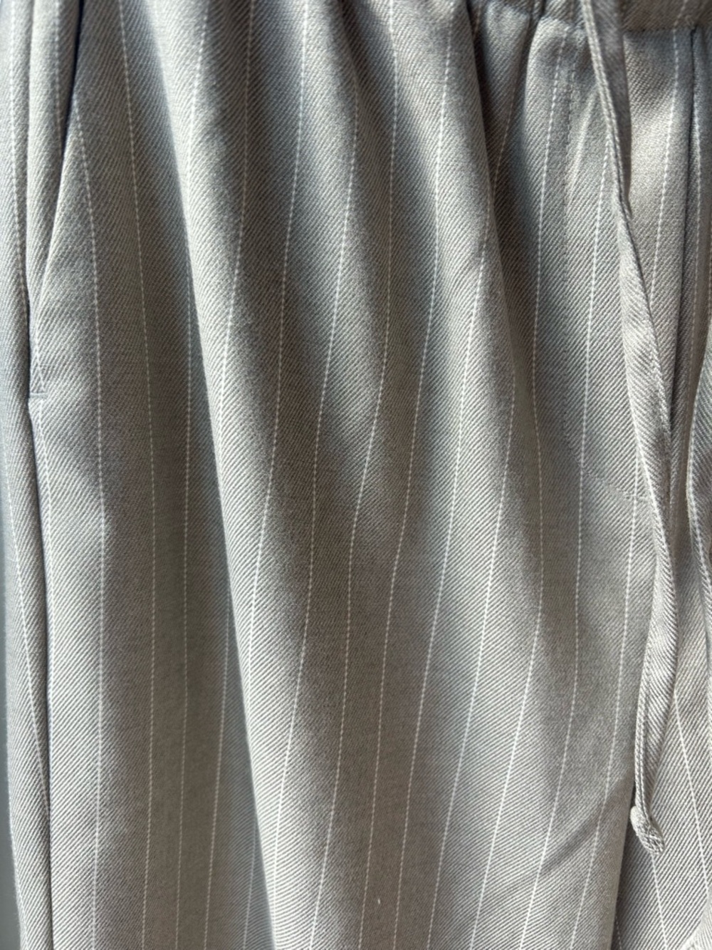 LOFT Sawyer Pull On Pants in Pinstripe - Picture 2 of 6